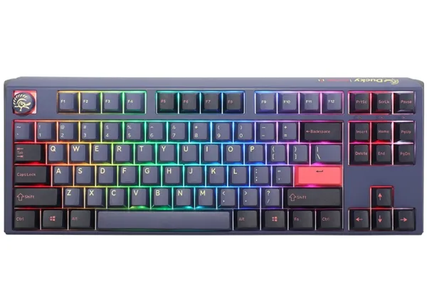 Ducky One 3 TKL, Tenkeyless (80 - 87%), Ledningsført, USB, Mekanisk, RGB LED, Blå
