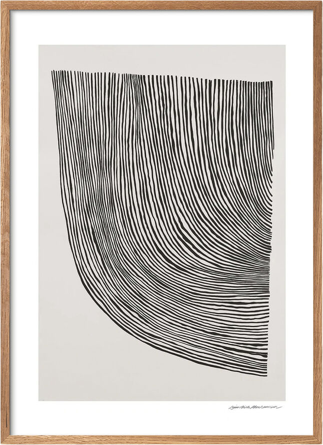 The Poster Club The Poster Club - Curves Black 5070 Flerfarvet