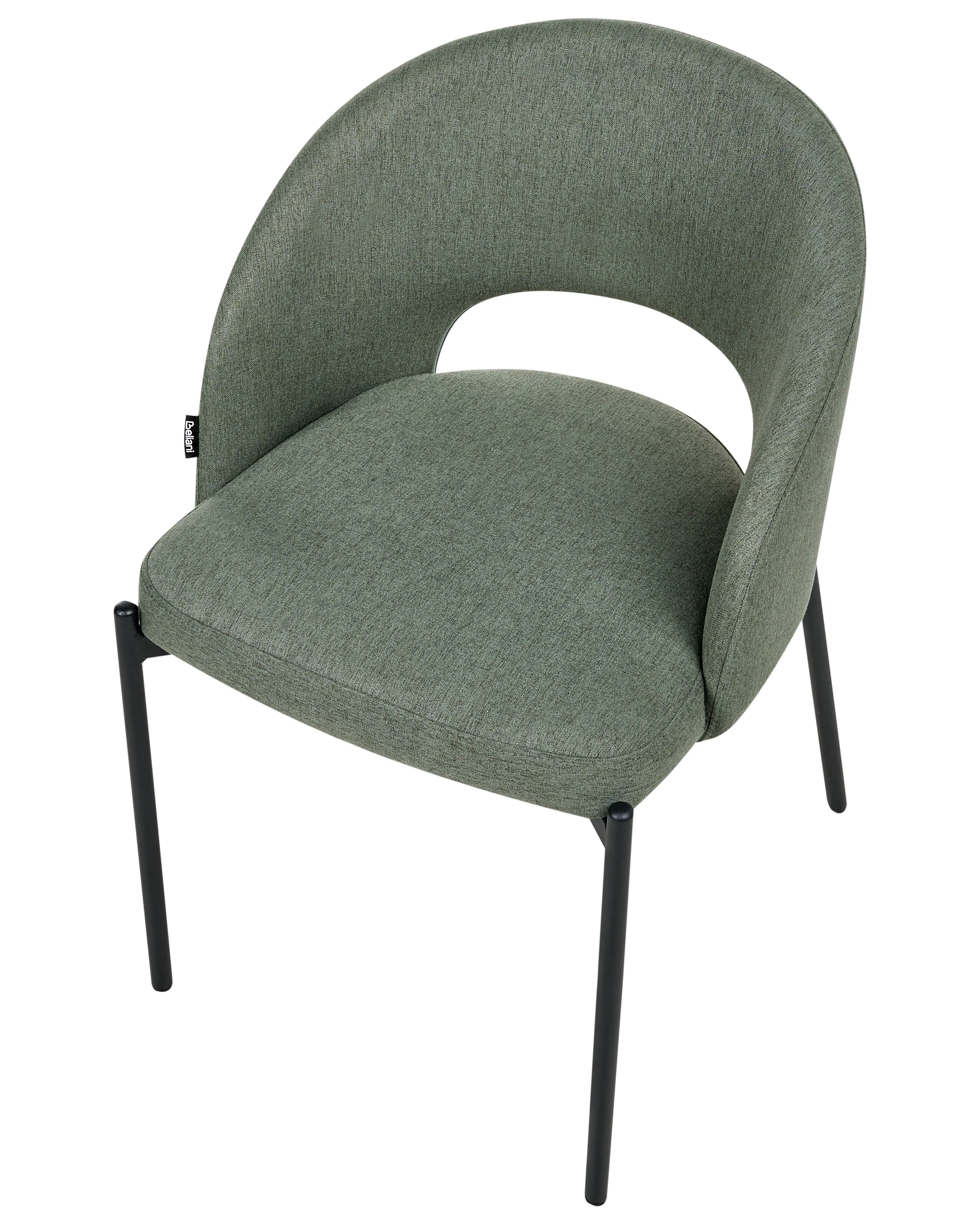 Set van 2 eetkamerstoelen PENNY Stof Donkergroen