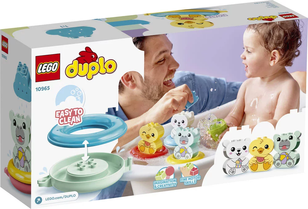 LEGO®DUPLO®MES 1ERS PAS 10965 - JOUET DE BAIN - LE TRAIN FLOTTANT DES ANIMAUX