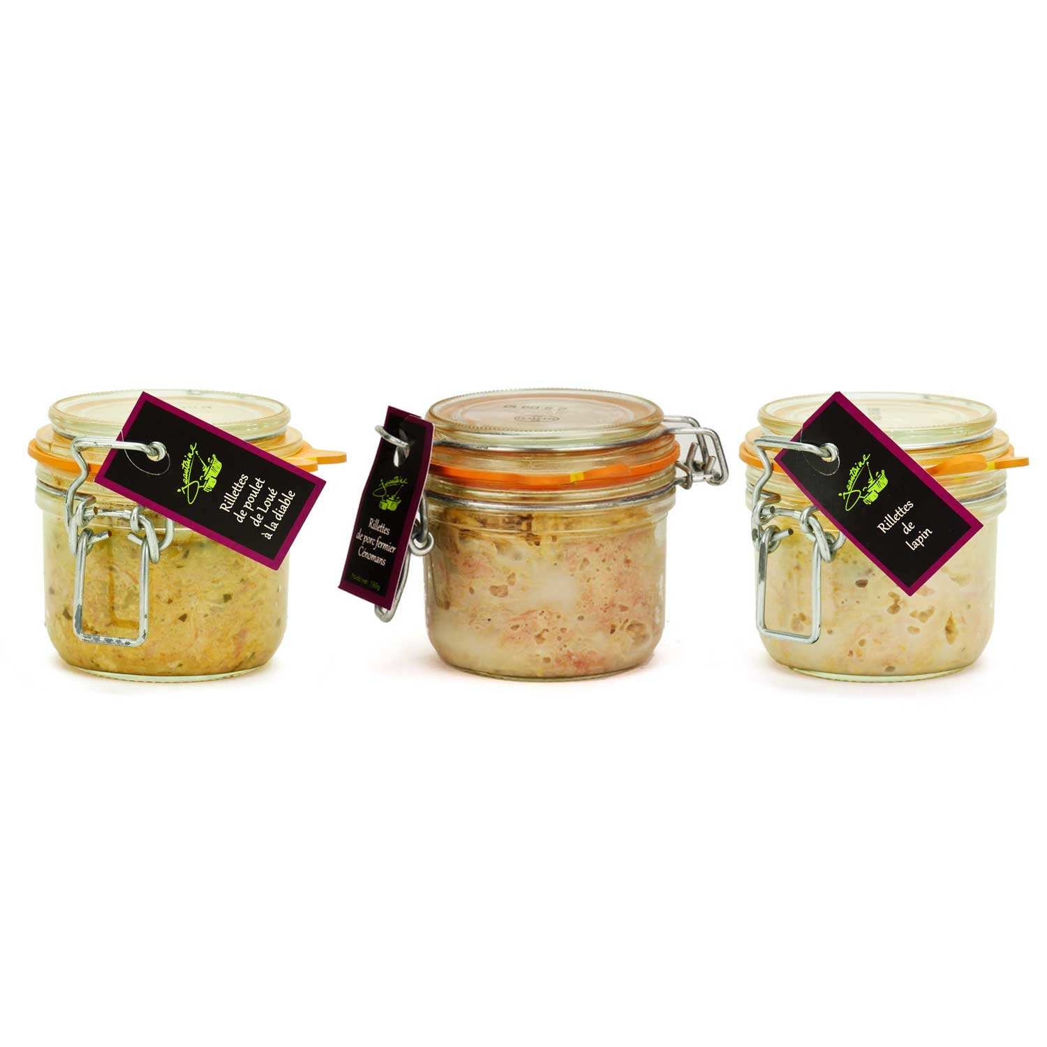 Assortiment de rillettes artisanales Jeantaine