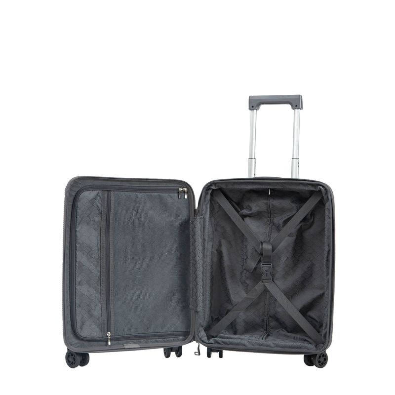 Lot de 3 valises extensibles Haree 55, 67 et 76.5 cm Pearly grey
