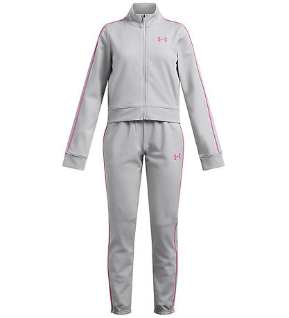 Under Armour Trainingsanzug - Kurz geschnitten - Grau/Pink