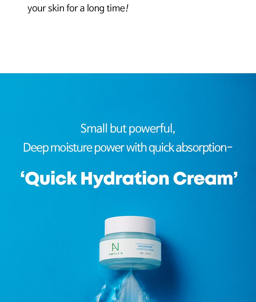 AMPLE: N - Hyaluron Shot Hydratatiecrème