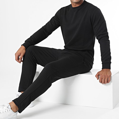 Ensemble Sweat Crewneck Et Pantalon Jogging 1070521 Noir
