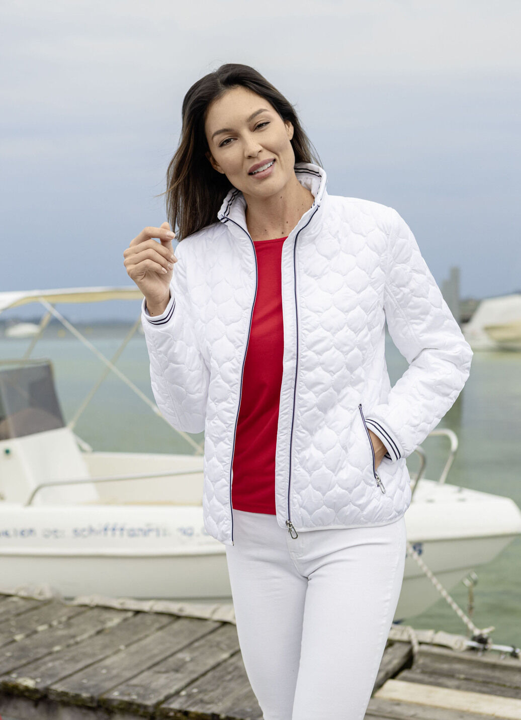 Jacke mit Zwiebelstepp