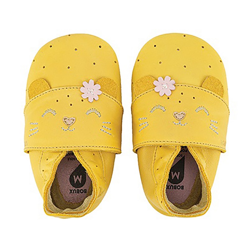 Bobux Bobux chaussons chaton jaune