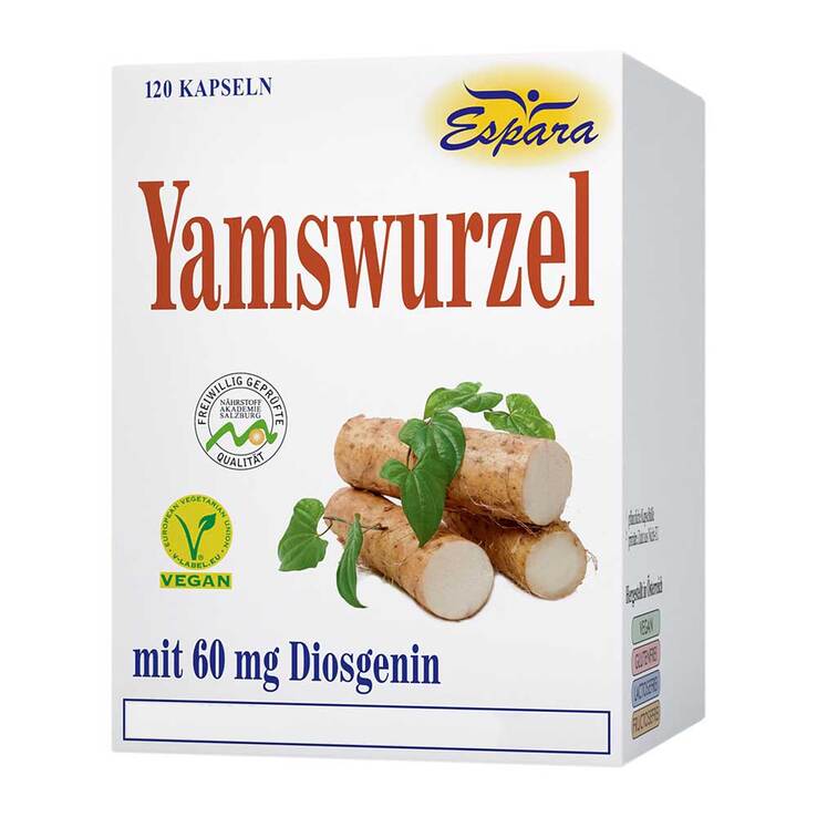 Yamswurzel Kapseln vegan, 120 St