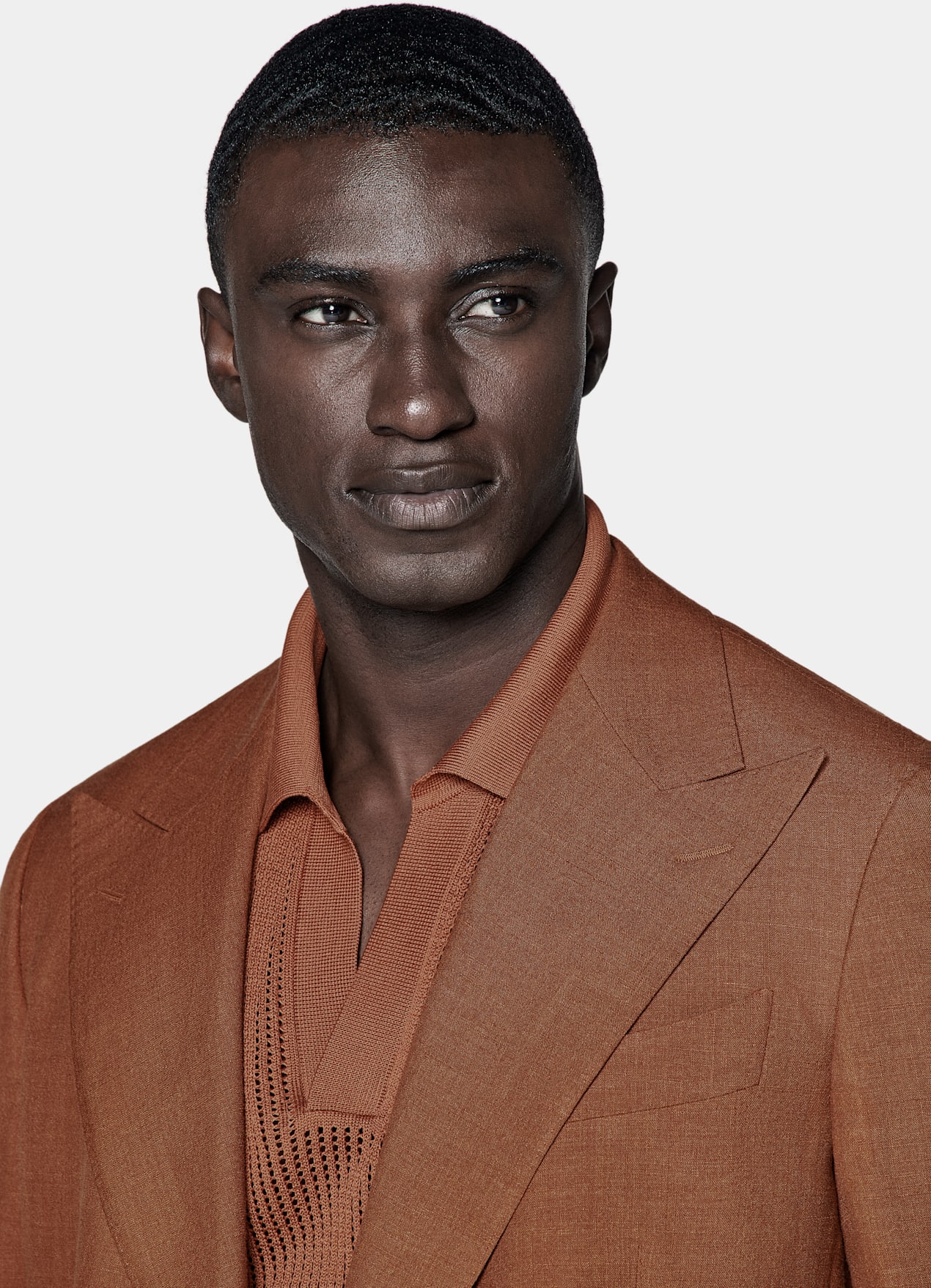 Costume Havana coupe Tailored orange foncé