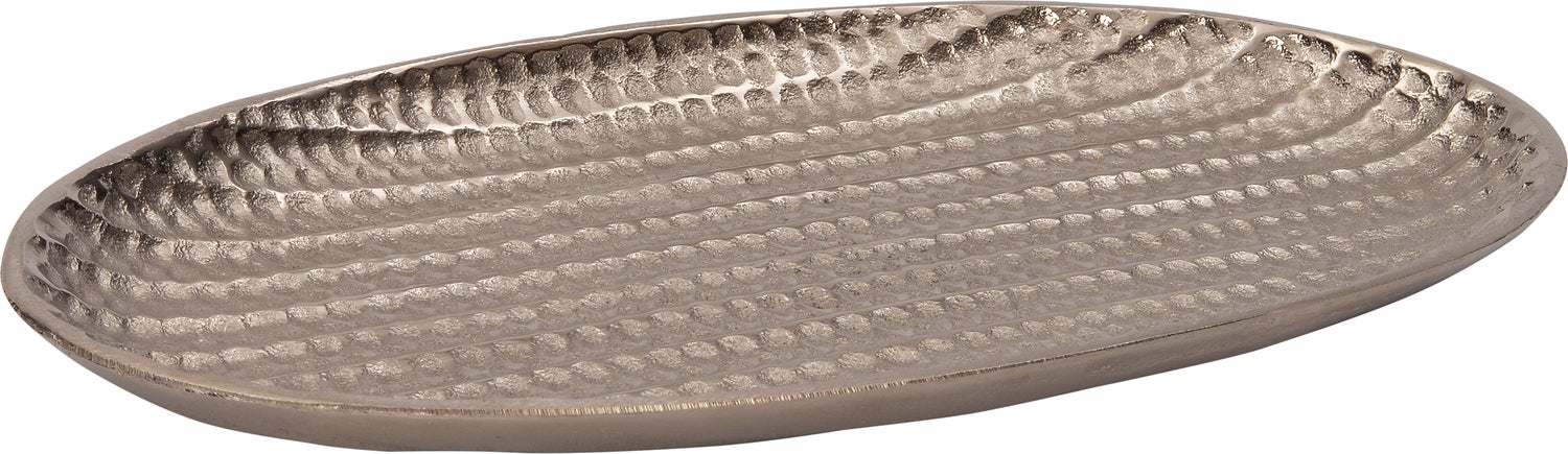 Intratuin kaarsenplateau zilver 35 x 21 x 2 cm