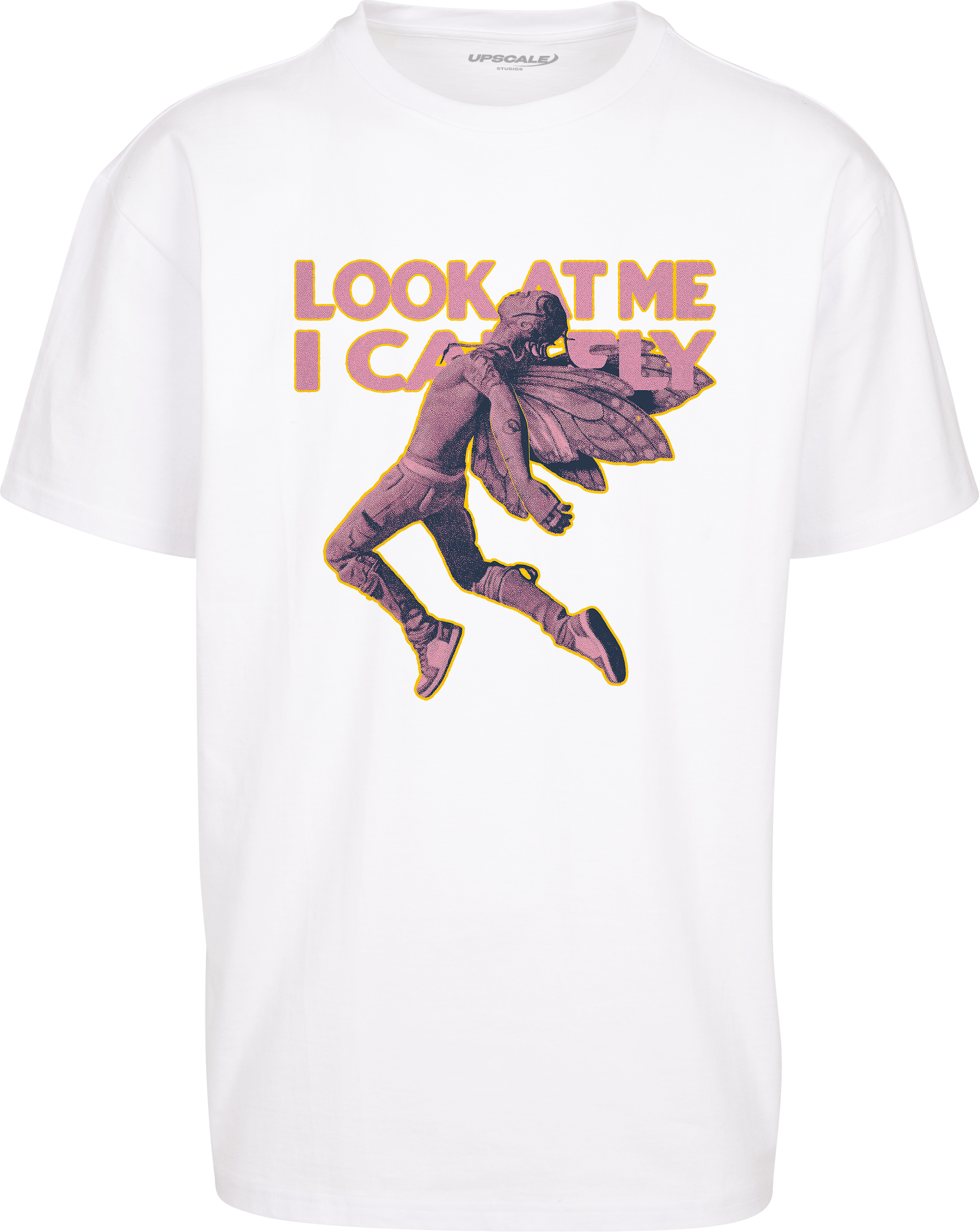 Mister Tee Look Oversized T-Shirt Weiss