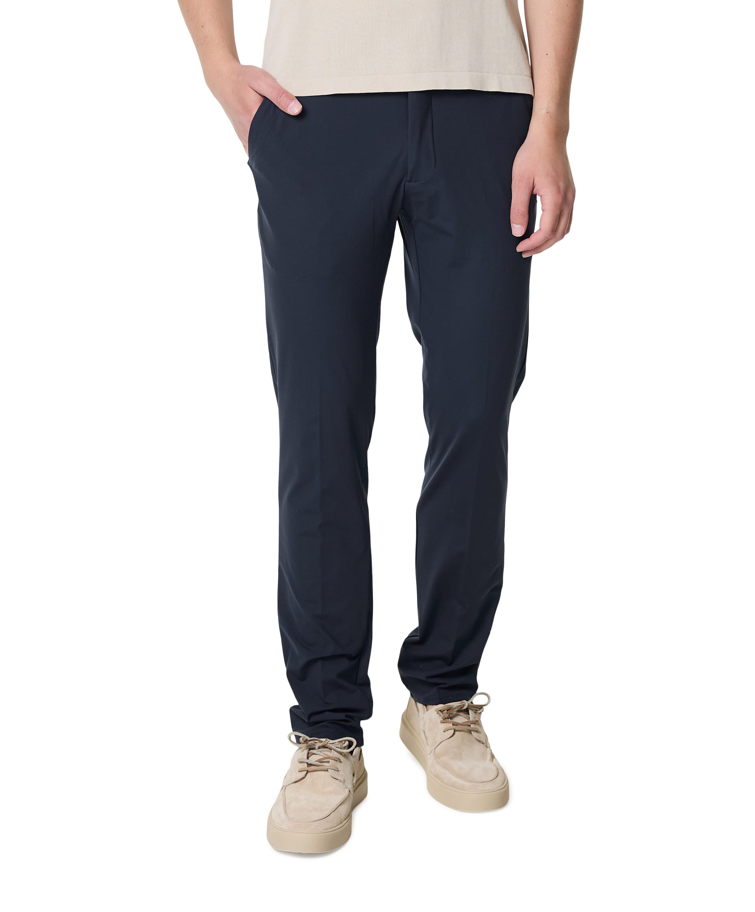 Berwich Morello elax heren pantalon blauw
