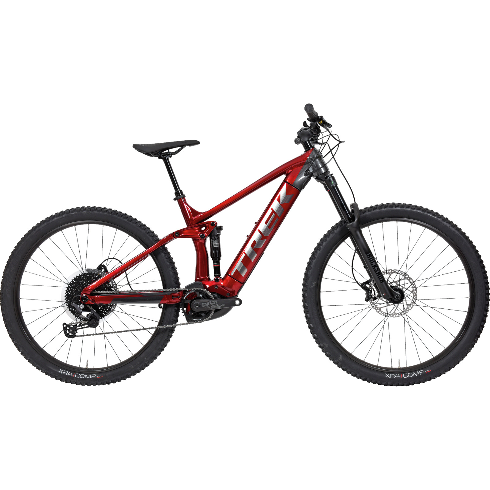 Trek E-Fully-Bike Rail 5 625 Wh Gen 3 M, rot