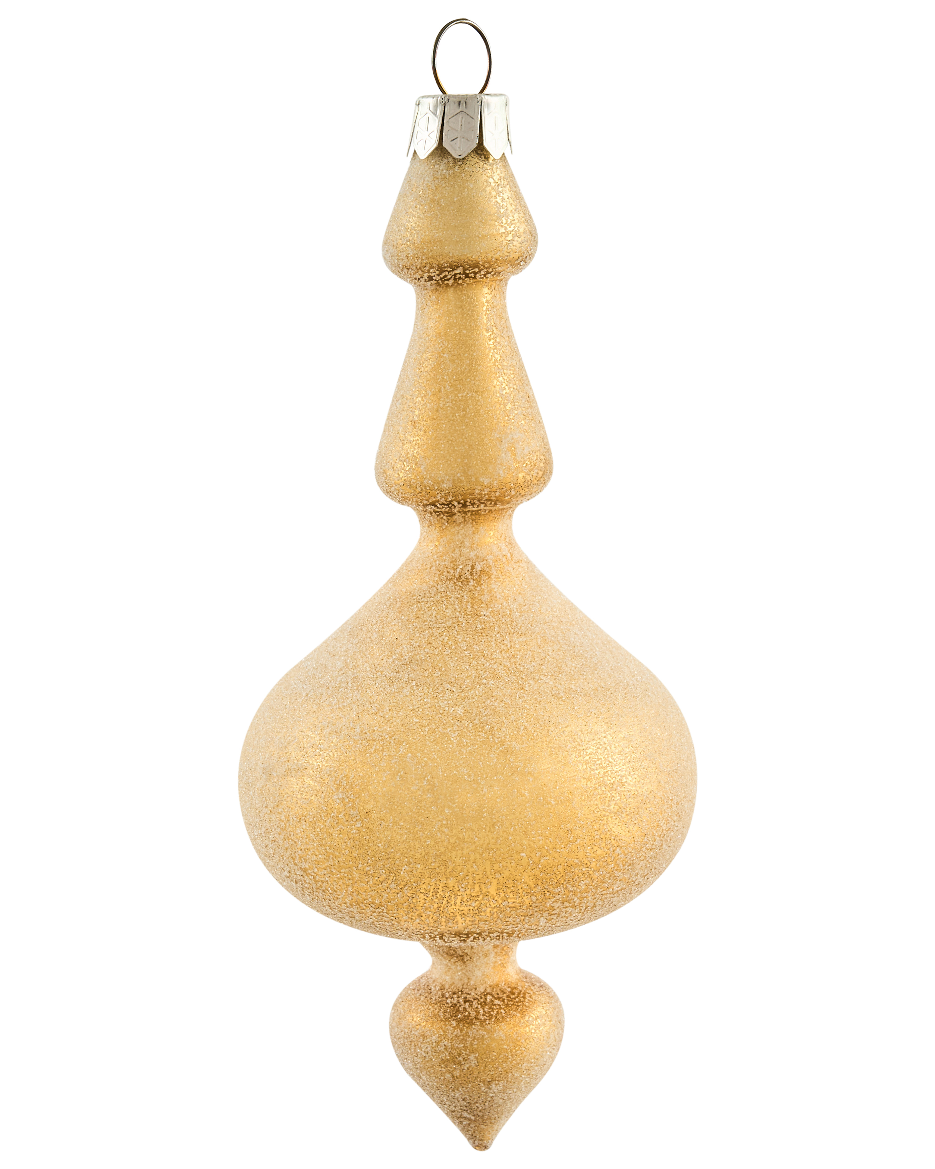 Set van 25 kerstballen ICICLE Glas Transparant/goud