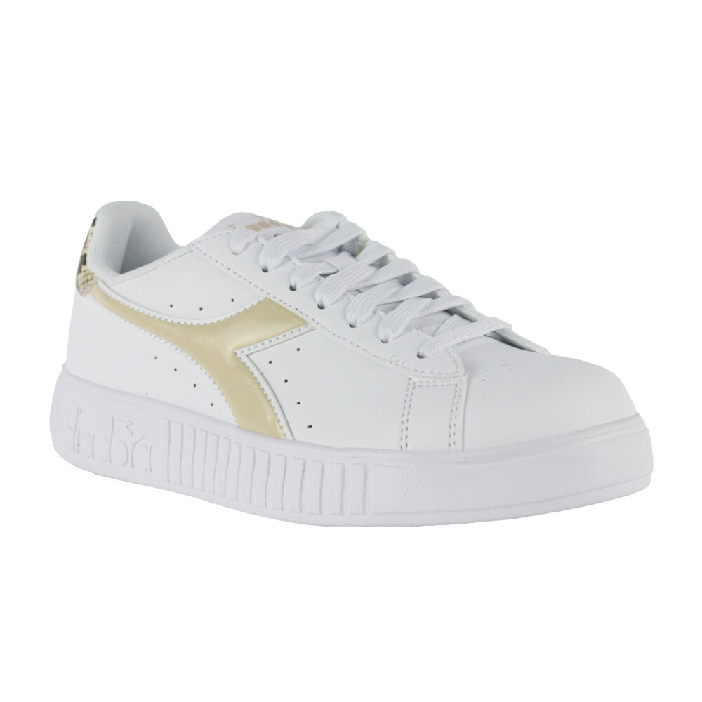 Tênis Diadora Step P Double Skin C6890 Branco/Areia Desbotada