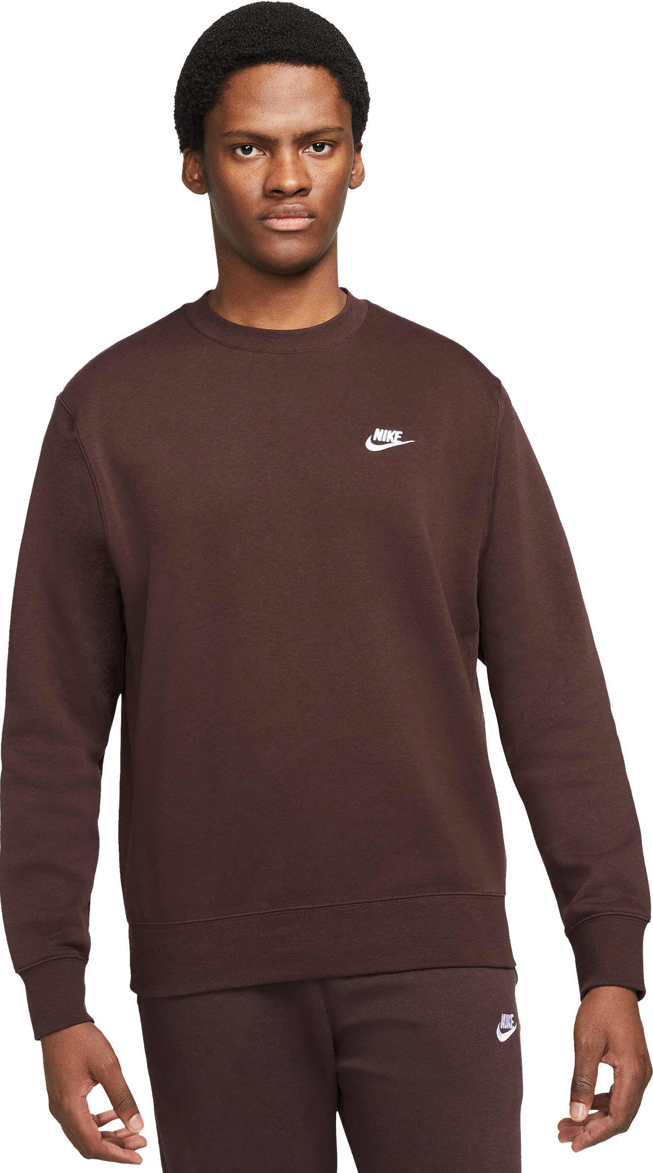 Nike Club Crew Sweatshirt Braun F203