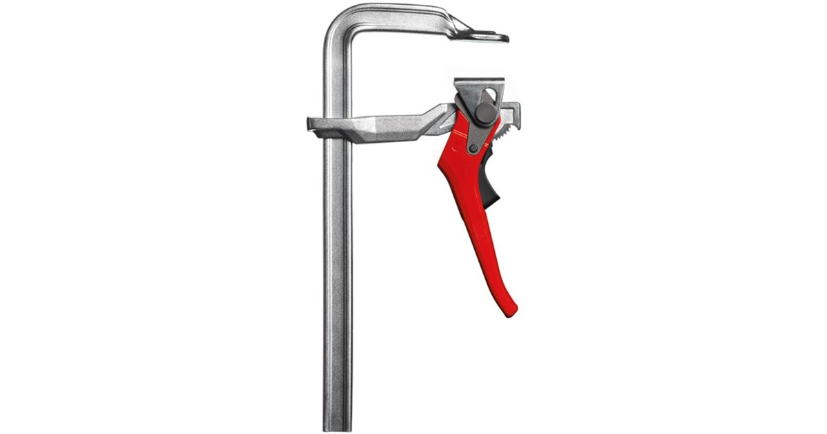 BESSEYSnelspanklem GH25 lijmklem  (Zilver/rood)