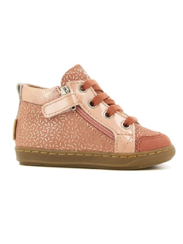Shoo Pom - Bottines BOUBA BI ZIP CANDY Old Rose
