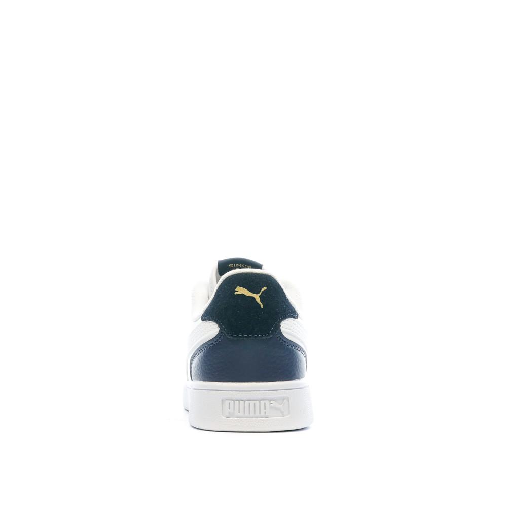Puma Baskets Blanche/Doré/Bleu Homme Puma Shuffle