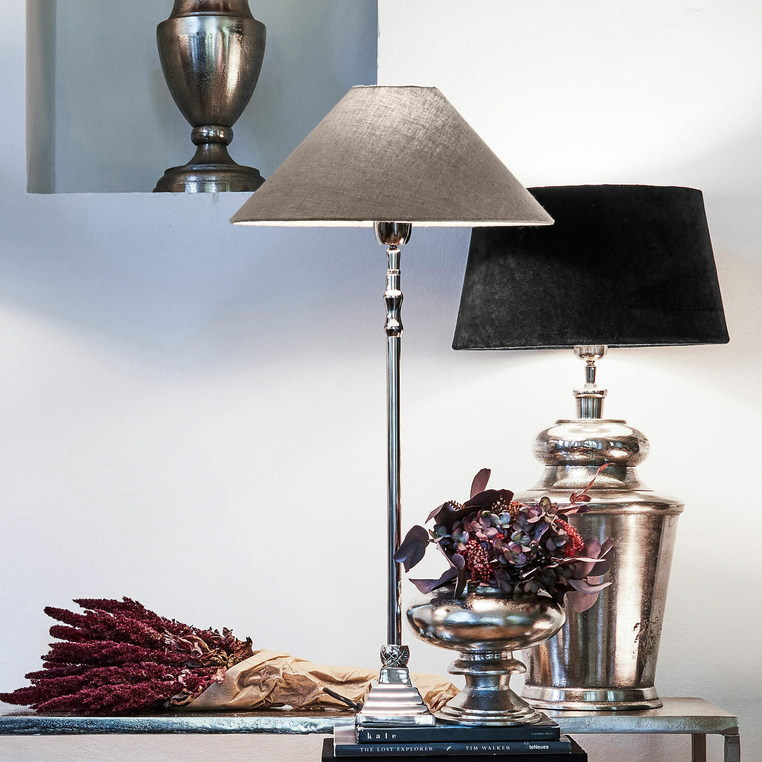 Lampenschirm Emmera taupe