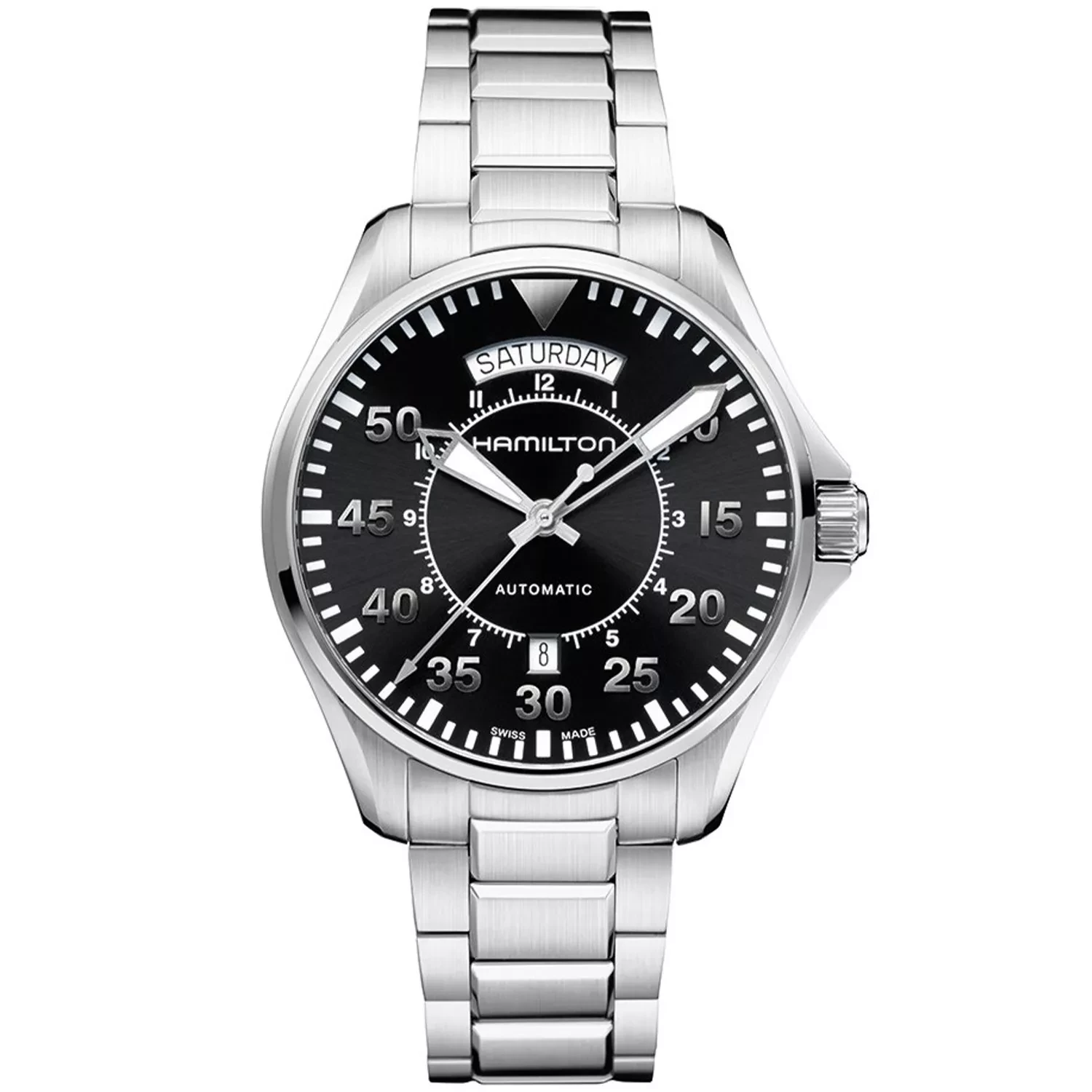 Hamilton Khaki Aviation Pilot Day Date Auto H64615135