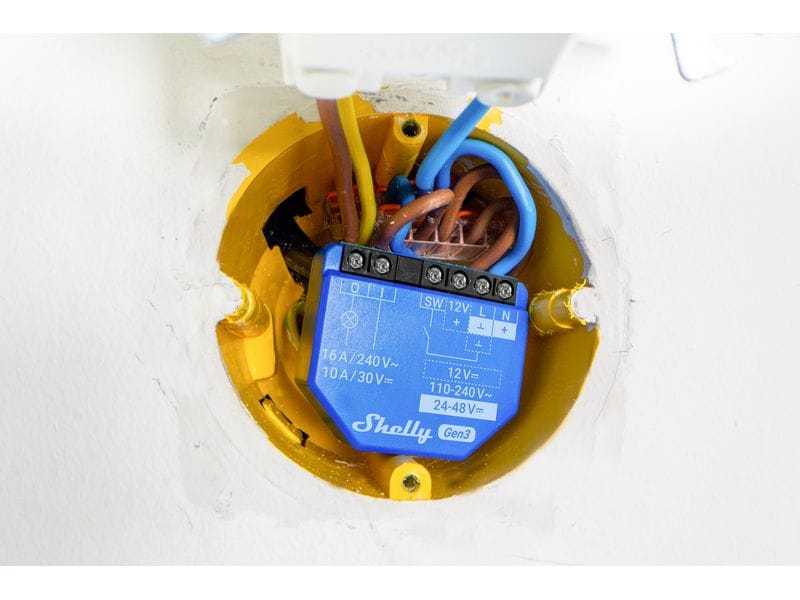 Shelly Smart Home Schaltaktor 1 Gen3 Wi-Fi-gesteuerter intelligenter Schalter