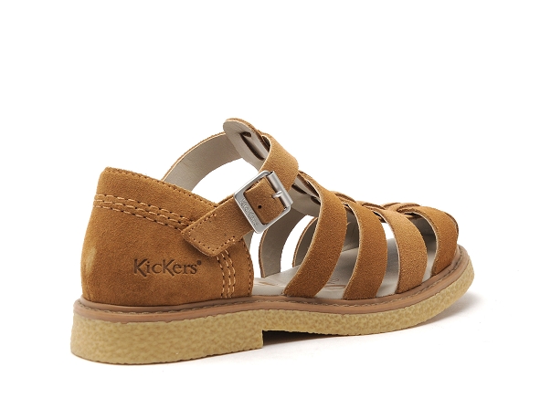 Kickers nu pieds plats femme kicklergo 961080 50 beige