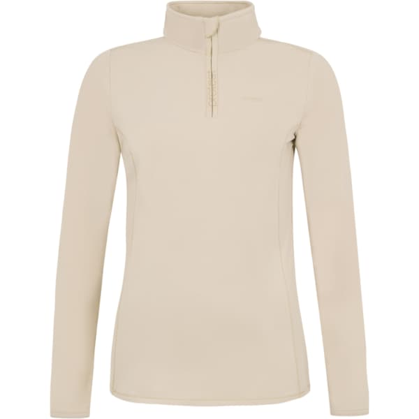 Sweat polaire PROTEST REFABRIZ 1/4 ZIP TOP W BAMBOO BEIGE