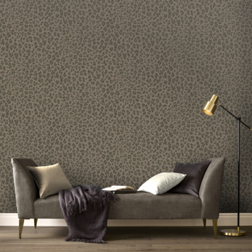 Vliesbehang Tijgerprint bruin 112049