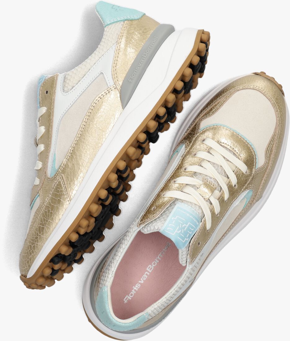 FLORIS VAN BOMMEL gouden floris van bommel lage sneakers sfw-10099