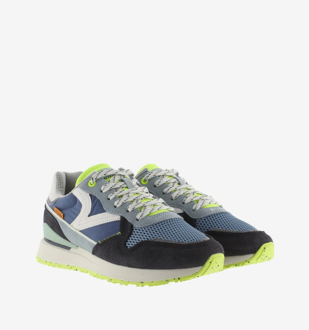 LEGGERA - NEÓN TOUCH Baskets détail fluo pour homme MARINO