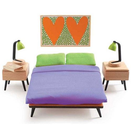 Djeco poppenhuis master bedroom DJ07825