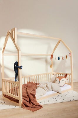 Minitude Nordic MASON Juniorseng/Montessoriseng 70x160, Natur