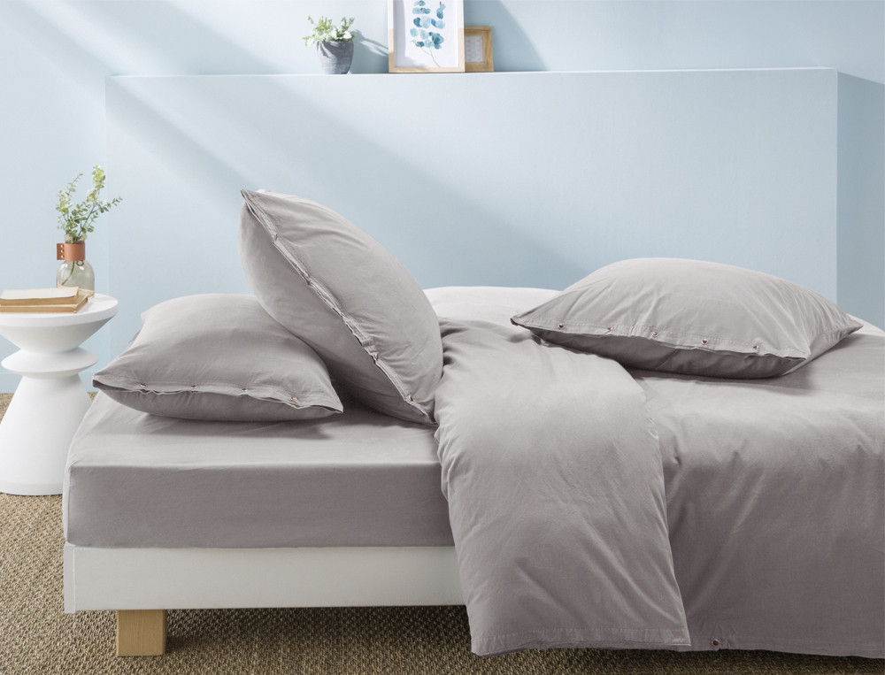Housse de couette-Percale lavée