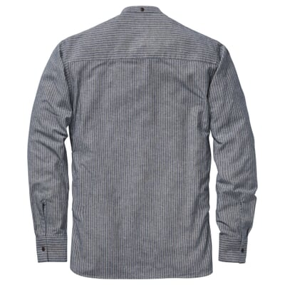 Herren-Buccanoy-Shirt gestreift, Blau-Weiß