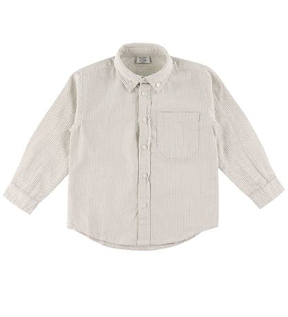 Hust and Claire Skjorte - Ruben - Beige/Off White