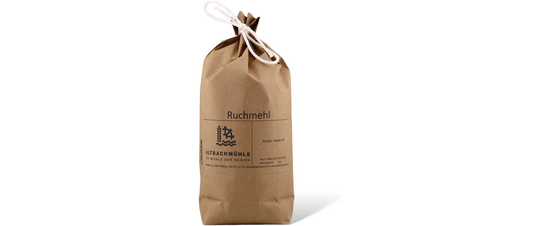 Ruchmehl 1 kgSchweizer Ruchmehl