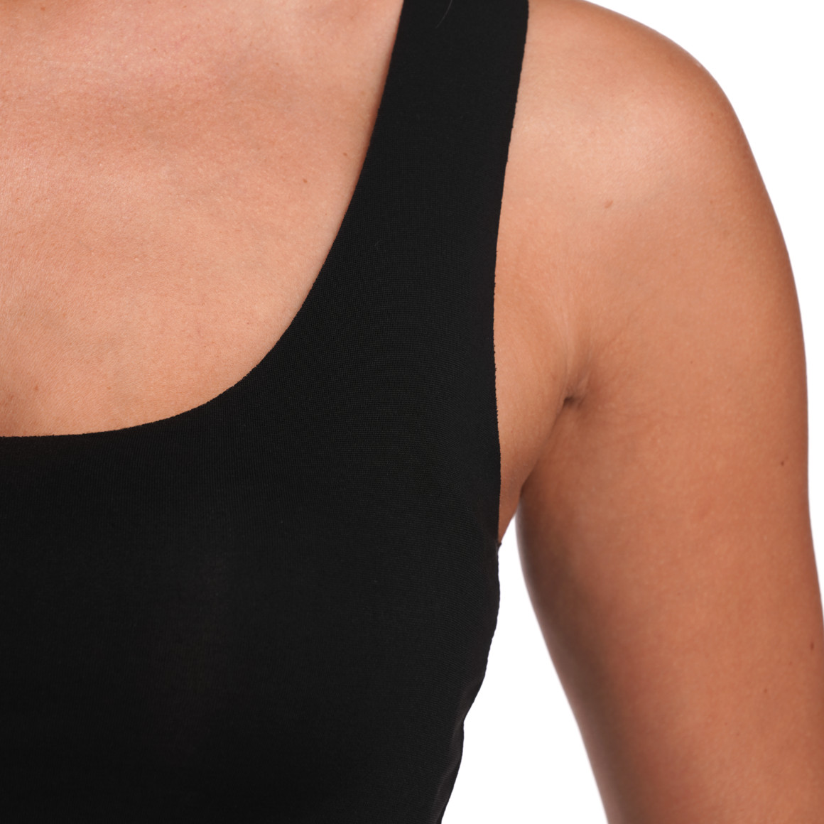 Gina Benotti Damen Seamless-Unterhemd im Basic-Look schwarz