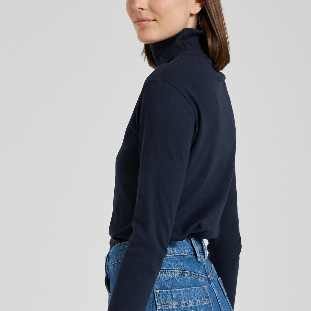 PETIT BATEAU<br>T-shirt icónica com gola alta