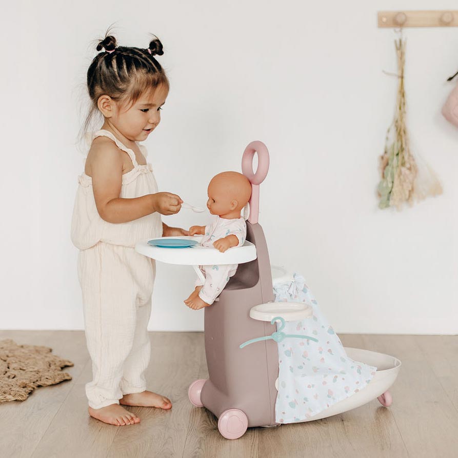 Smoby Baby Nurse Verzorgingstrolley, 3in1