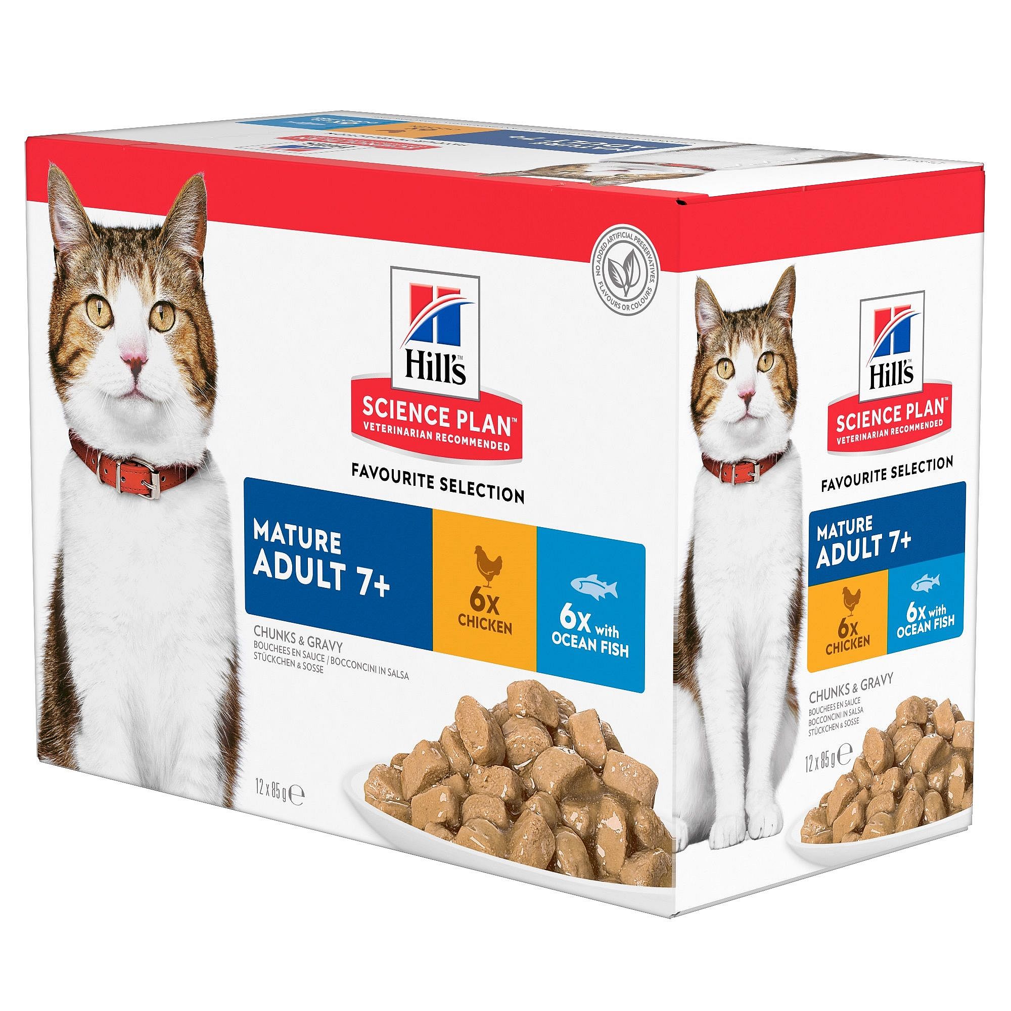 Hill's Science Plan Mature Adult 7+ Kattenvoer Maaltijdzakjes