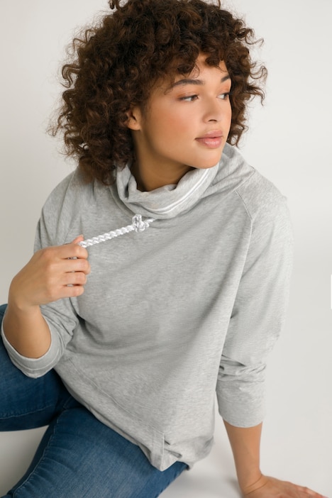 Bellieva-Sweatshirt, elastische Seitennähte, Langarm