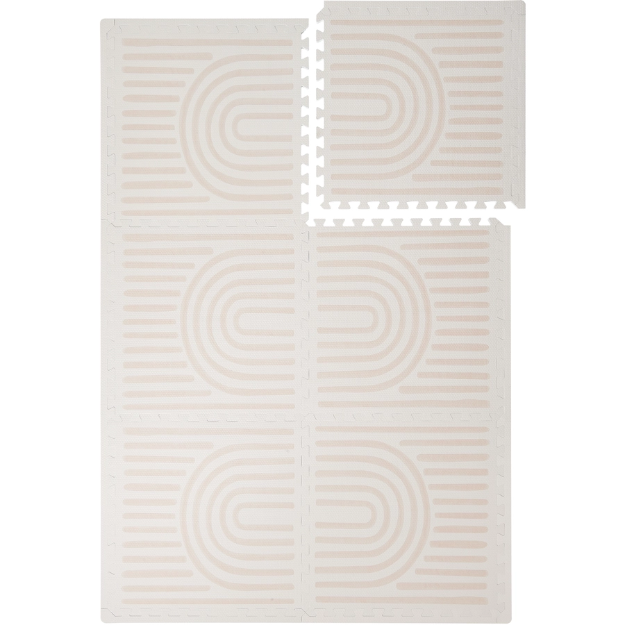 toddlekind Prettier Puzzle Spielmatte Linear Linen 120 x 180 cm