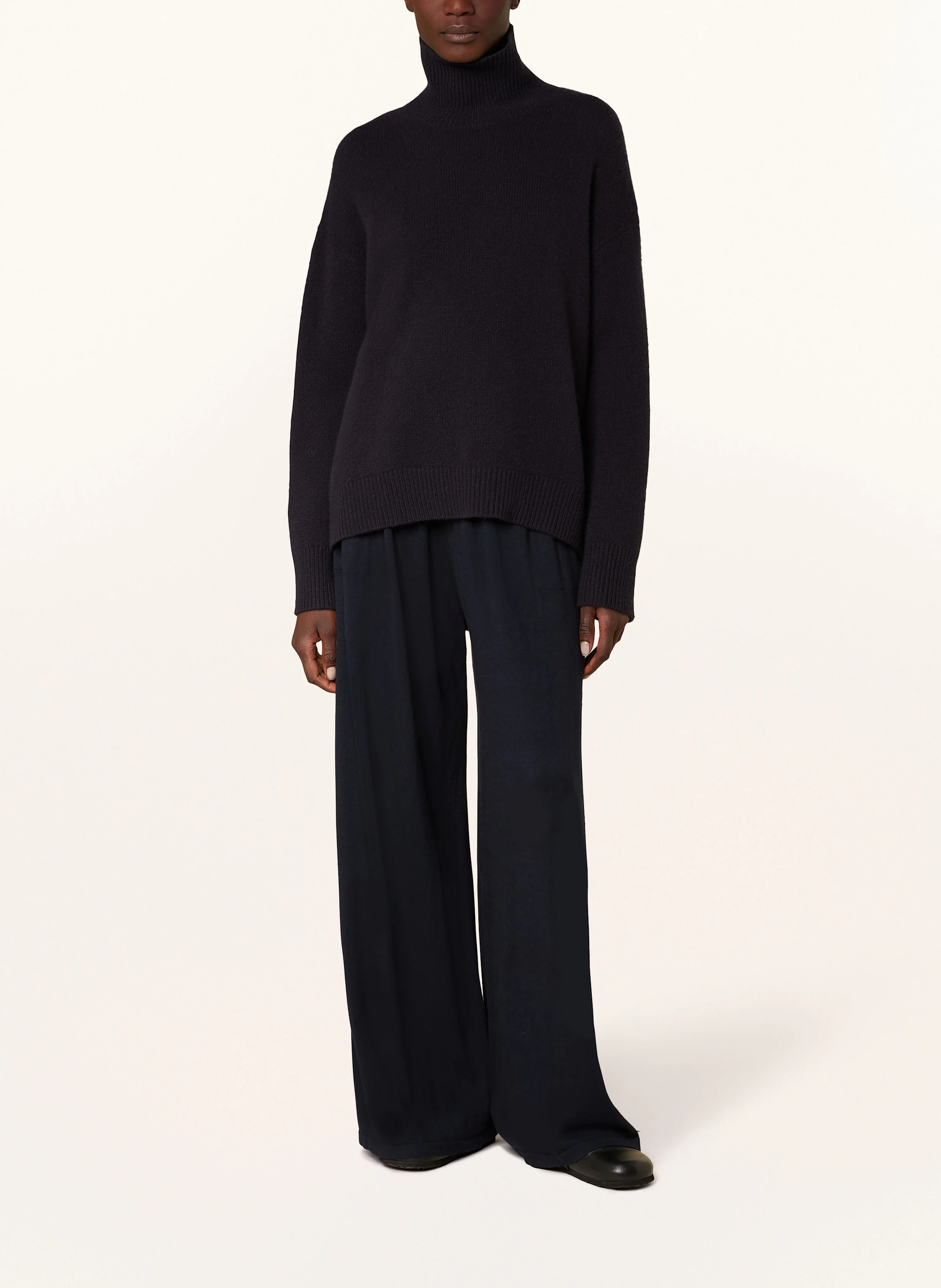 SMINFINITY Oversized-Rollkragenpullover aus Cashmere