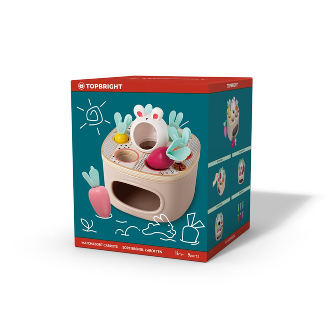 Top Bright - Sortierspiel Karotte - 9 Teile
