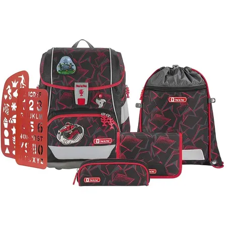 Step by Step Schulranzen-Set 2in1 Plus Ninja Yuma, 6-tlg.