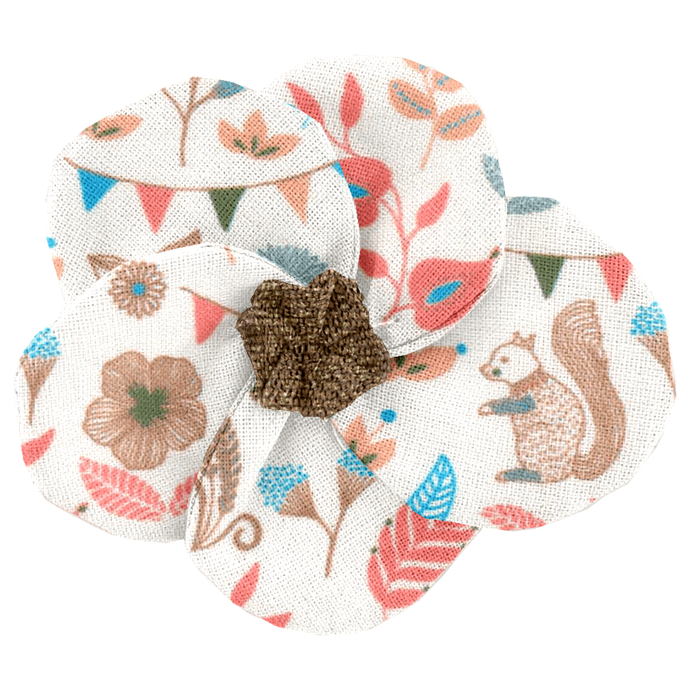 Petite Barrette Pétales De Fleur Douceur Des Bois