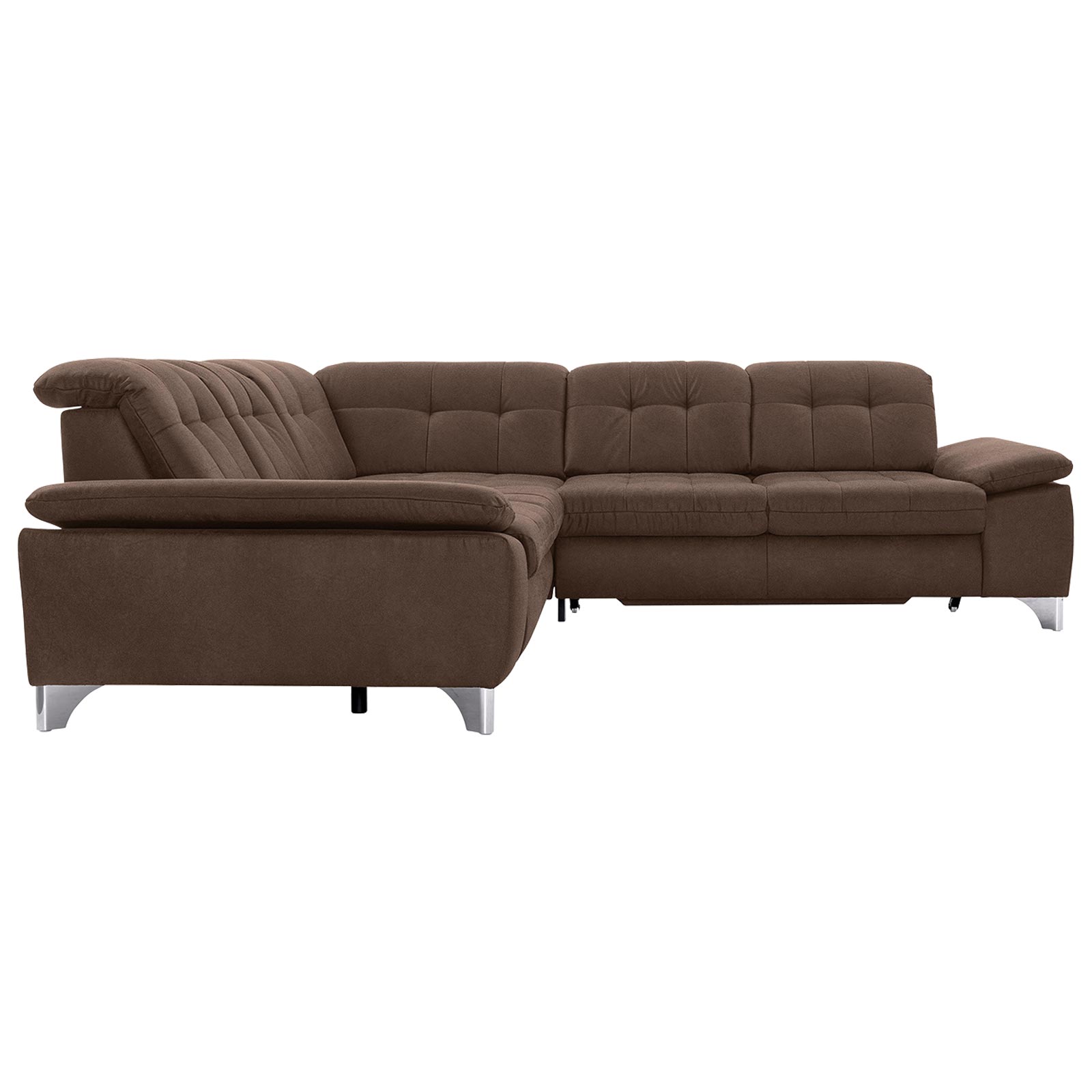 polsterpower Ecksofa - Saddle nougat - Basismodell - links