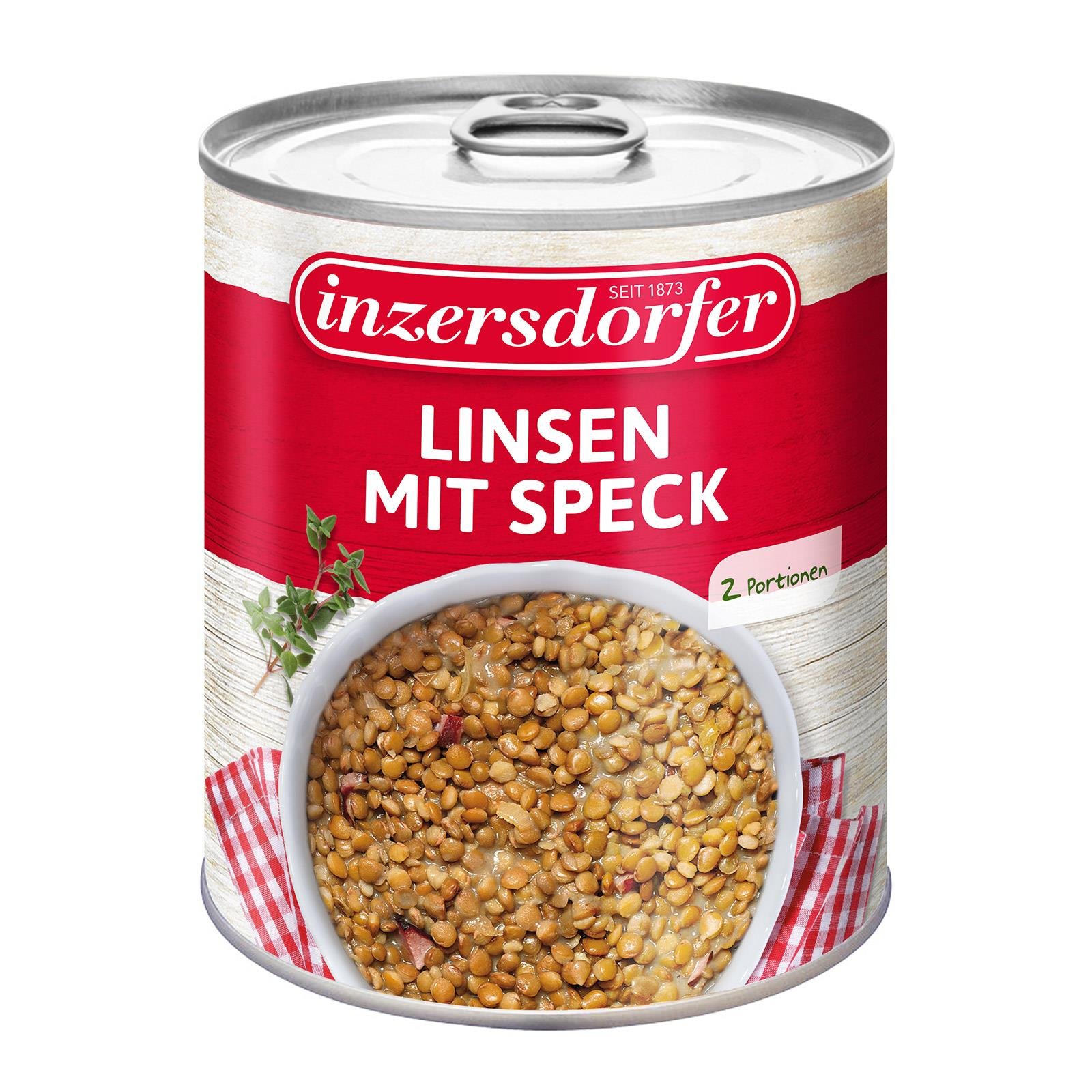 Inzersdorfer Linsen mit Speck