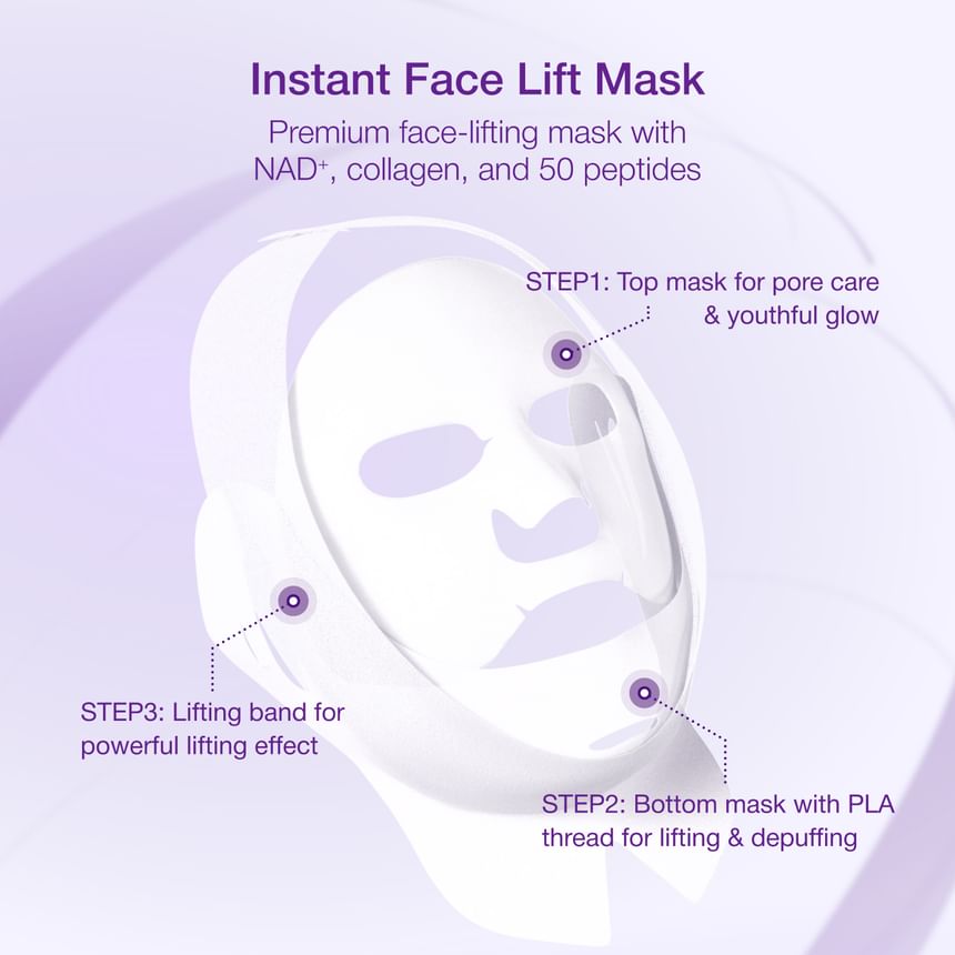 numbuzin - Nr. 9 NAD Bio Lifting-sil Full Face Mask Set